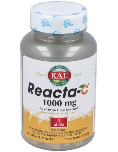 Reacta-C 1000Mg. 60Comp. Kal