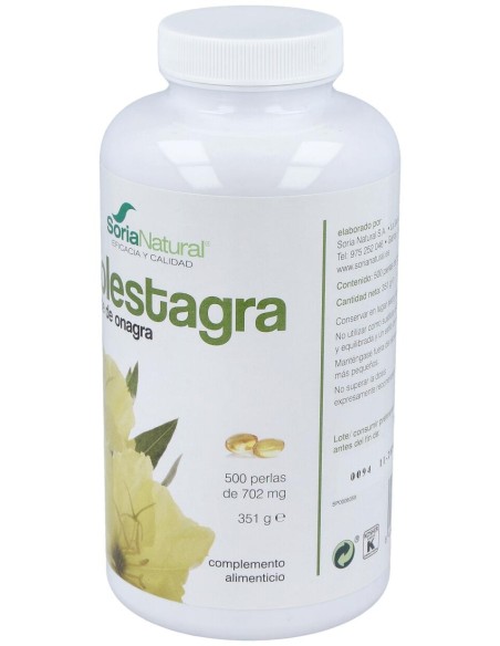 Soria Natural Colestagra Aceite De Onagra 500 Perlas
