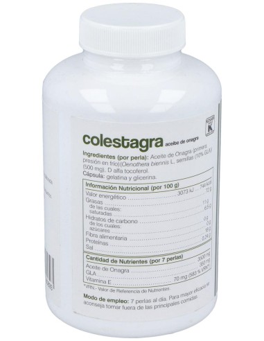 Aceite De Onagra Colestagra 250Perlas