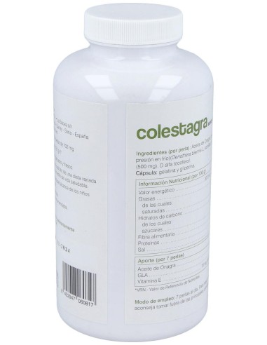 Soria Natural Colestagra Aceite De Onagra 500 Perlas
