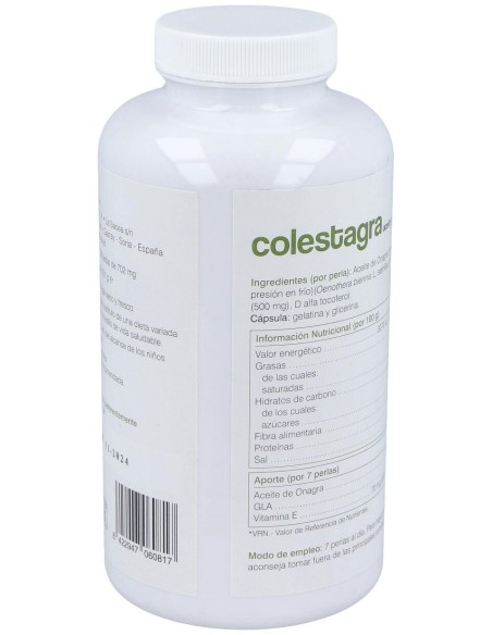 Soria Natural Colestagra Aceite De Onagra 500 Perlas