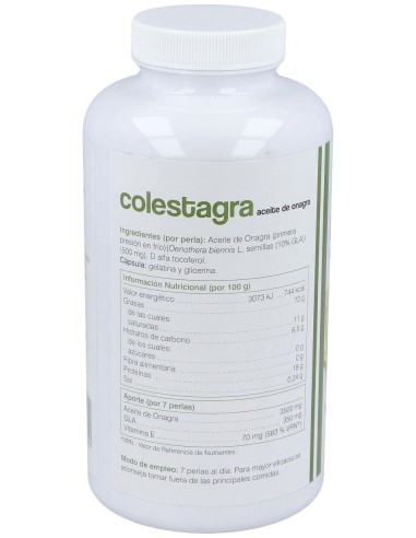 Soria Natural Colestagra Aceite De Onagra 500 Perlas