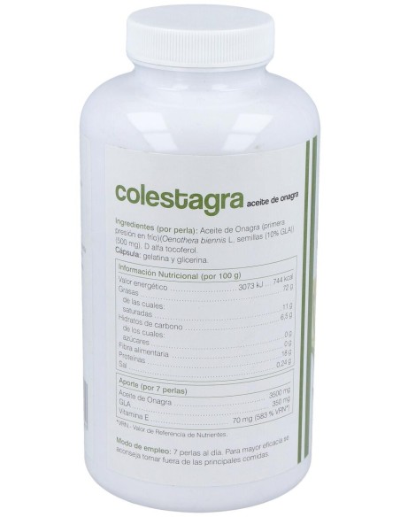 Soria Natural Colestagra Aceite De Onagra 500 Perlas