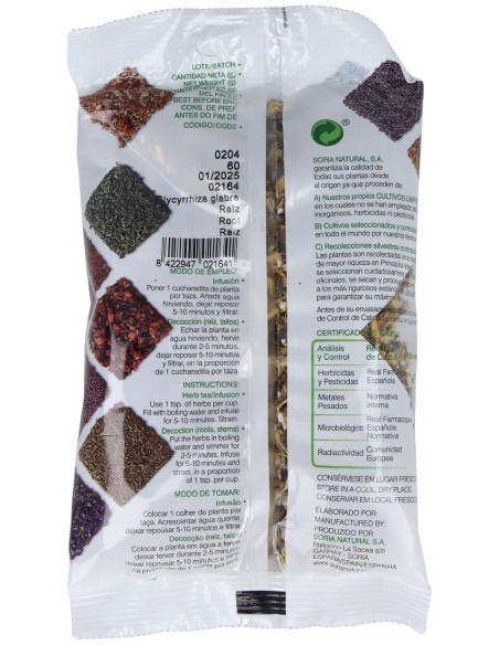 Soria Natural Infusion Regaliz 60G
