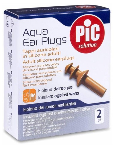 Pic Solution Aqua Ear Plugs Tapones De Silicona 2Uds