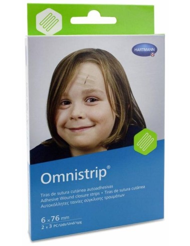 Omnistrip Sutura Cutanea Esteril 6Mm X 76Mm 2U