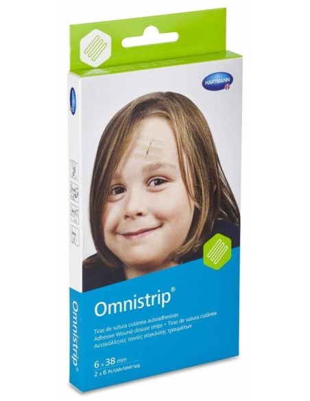 Omnistrip Sutura Cutanea Esteril 6 Mm X 38 Mm 2U