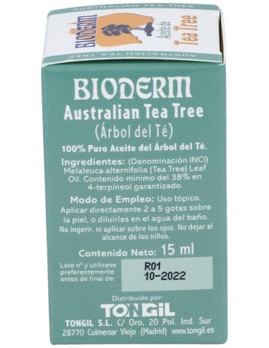 Tongil Bioderm Árbol Del Té 100% Puro 15Ml