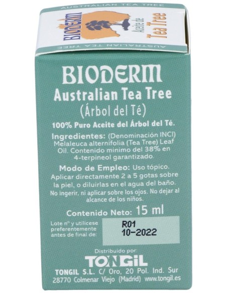 Tongil Bioderm Árbol Del Té 100% Puro 15Ml