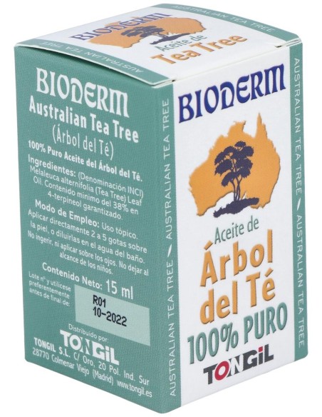Tongil Bioderm Árbol Del Té 100% Puro 15Ml