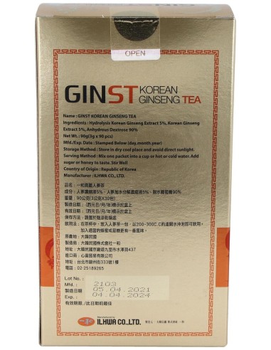 Korean Ginseng Tea Il Hwa (Ginst15) 30Sbrs.