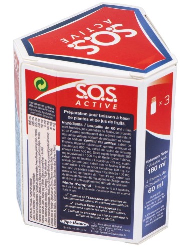 Sos Active 3Frascos 60Ml.