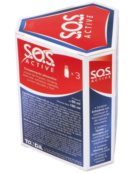 Sos Active 3Frascos 60Ml.