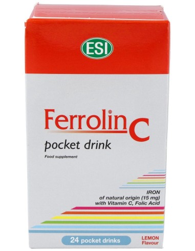 Esi Trepat Diet Ferrolin C Pocket Drink 24 Sobres