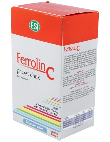 Esi Trepat Diet Ferrolin C Pocket Drink 24 Sobres