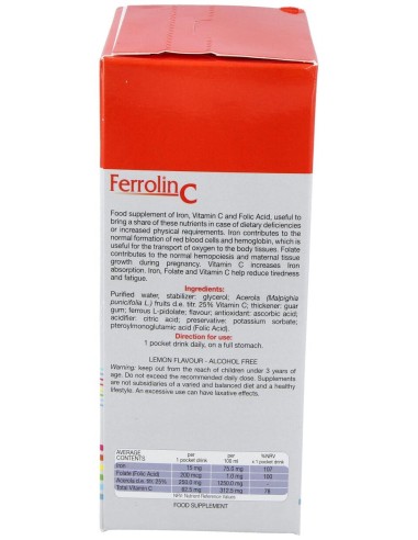 Esi Trepat Diet Ferrolin C Pocket Drink 24 Sobres