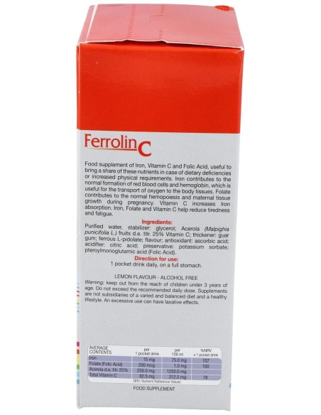 Esi Trepat Diet Ferrolin C Pocket Drink 24 Sobres
