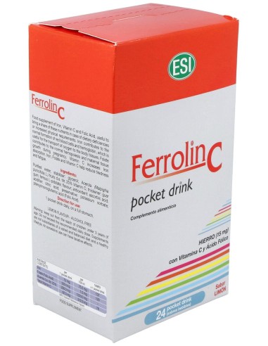 Esi Trepat Diet Ferrolin C Pocket Drink 24 Sobres