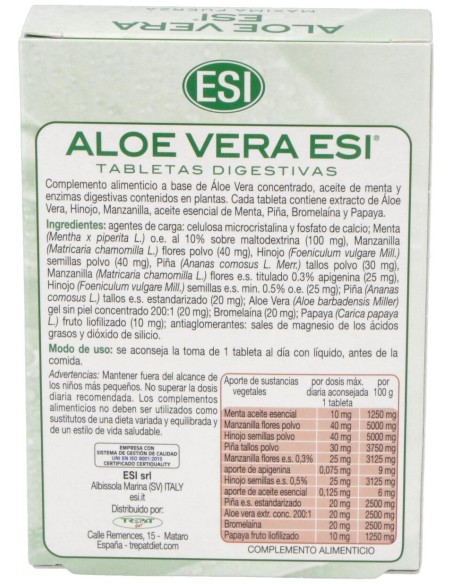 Aloe Vera Digestivo (Caja Blanca) 30Comp.