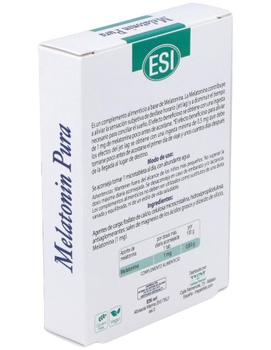 Melatonin Pura 1Mg. 60Microtabletas