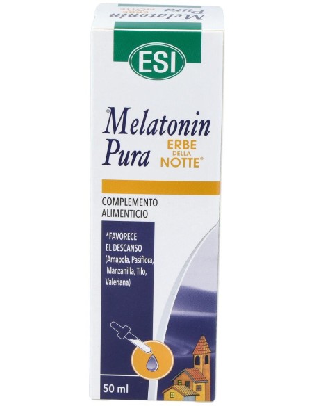 Esi Melatonin Pura Con Erbe Della Notte Gotas 1Mg 50Ml