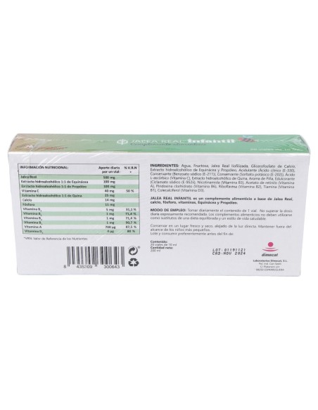 Treman Jalea Real Infantil 20 Ampollas