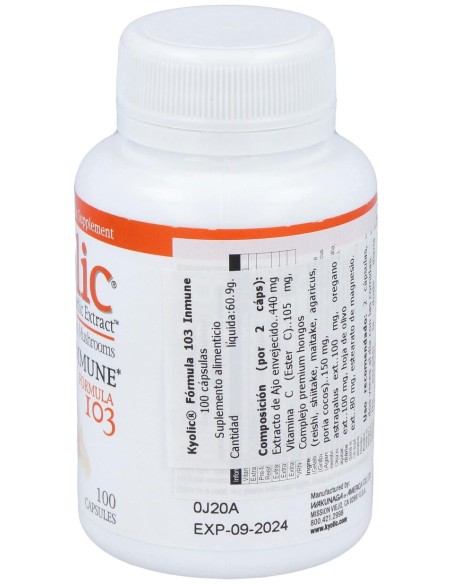 Kyolic Formula 103 Inmune 100Cap.