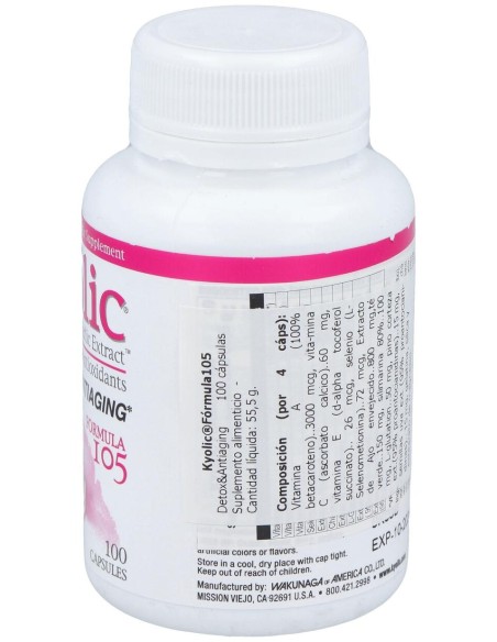 Kyolic Formula 105 Detox 100Cap.