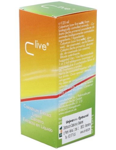 C Live Calostro Bio 125Ml.
