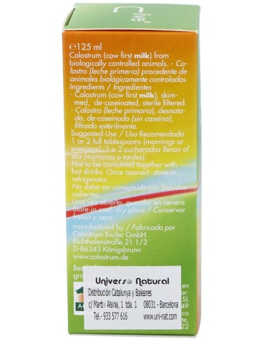 C Live Calostro Bio 125Ml.