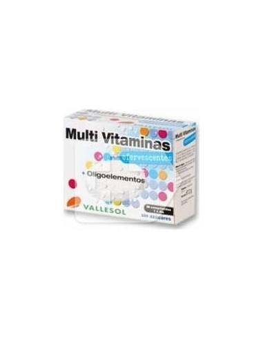 Vallesol Multivit Complet + Oligoelementos 24 Comp Efevervescent