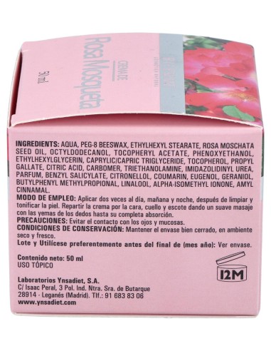 Crema De Aceite De Rosa Mosqueta 50Ml.