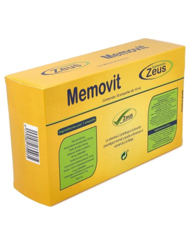 Zeus Memovit 30 Ampollas