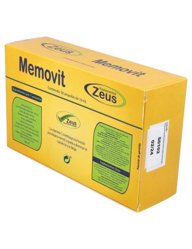 Zeus Memovit 30 Ampollas