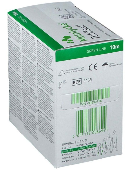 Tubifast 7_5Cmx1M 2481-03 Verde 36Uds