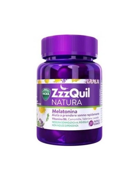 Zzzquil Natura Gummies Melatonina Mango Y Plátano 30Uds