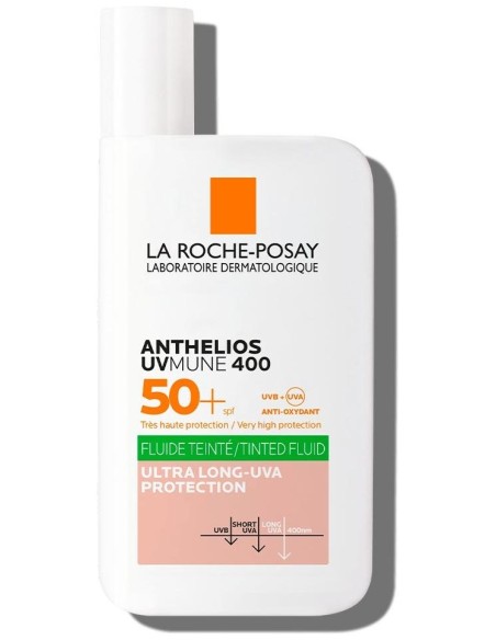 La Roche-Posay Anthelios Uvmune 400 Oil Control Fluido Spf50+ Con Color 50Ml