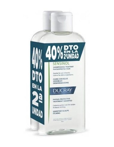 Ducray Sensinol Champú Sensinol Duplo 2X400Ml
