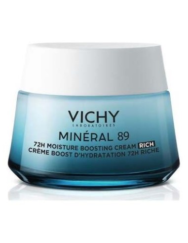 Vichy Minéral 89 Crema Boost Hidratación 72H Rica 50Ml