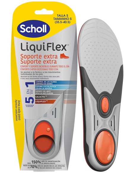 Scholl Liquiflex Plantillas Soporte Mejorado Talla 1 1 Par