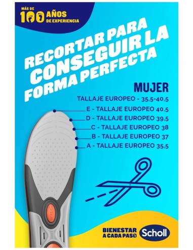 Scholl Liquiflex Plantillas Soporte Mejorado Talla 1 1 Par