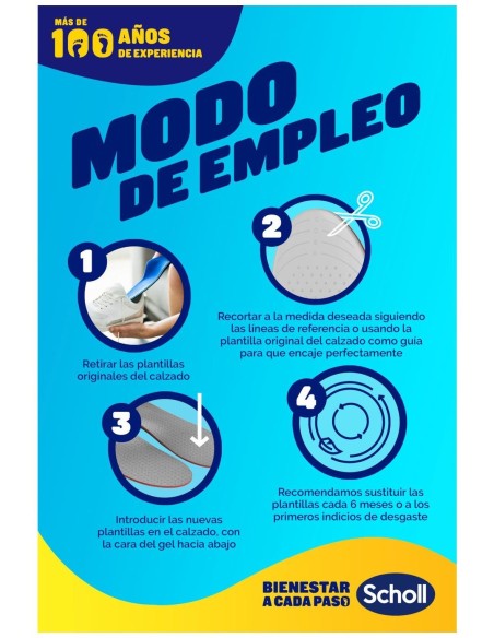 Scholl Liquiflex Plantillas Soporte Mejorado Talla 1 1 Par