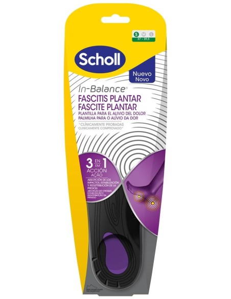 Scholl In-Balance Plantillas Antidolor S 37-39_5 1 Par