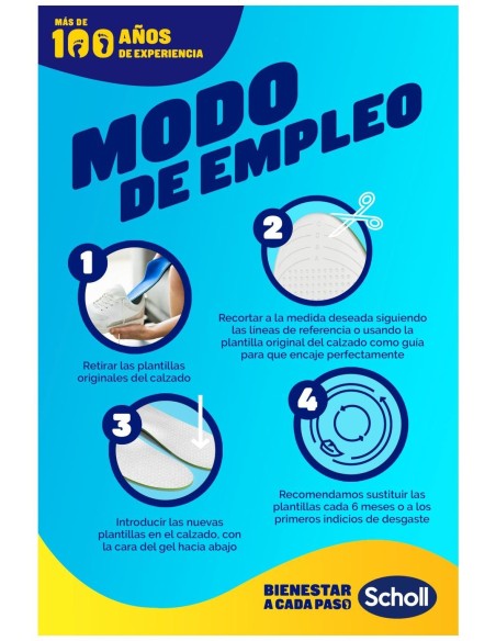 Scholl Liquiflex Plantillas Soporte Diario Talla 2 1 Par