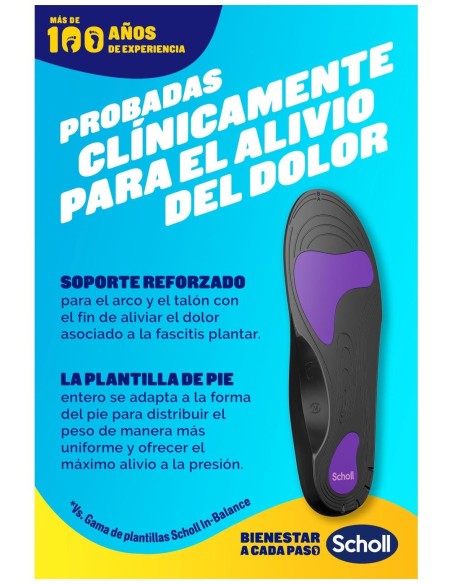 Scholl In-Balance Plantillas Antidolor S 37-39_5 1 Par