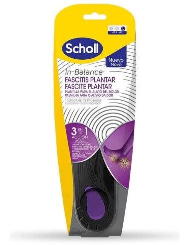 Scholl In-Balance Plantillas Antidolor L 42_5-45 1 Par