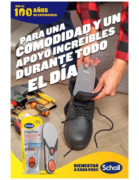 Scholl Liquiflex Plantillas Soporte Mejorado Talla 2 1 Par