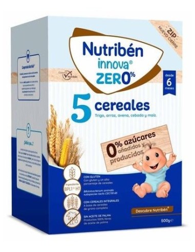 Nutribenâ Papilla Innova 5 Cereales 0% 500G