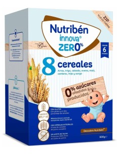 Nutriben Innova Zero% 8 Cereales +6M 500G
