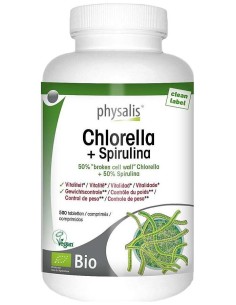 Physalis Chlorella + Spirulina 500Comp